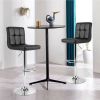 Black Adjustable Height Bar Stools