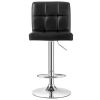 Black Adjustable Height Bar Stools