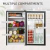 Compact Refrigerator Mini Fridge/Freezer,