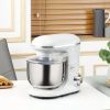 Silver Stainless Steel Electric Mixer 6QT