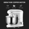 Silver Stainless Steel Electric Mixer 6QT