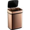 Rose Gold Stainless Steel Trash Can