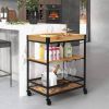 Kitchen Serving Bar Cart