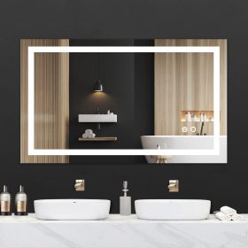 Lighted Bathroom Wall Mounted Mirror,