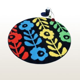 Naomi - [Colorful Flower World] Round Home Rugs