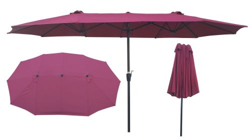 Double-Sided Patio Umbrella