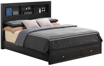 Glory Furniture Burlington G2450D-FSB2 Full Storage Bed , Black