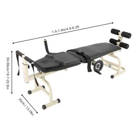 Body Stretching Device Cervical Lumbar Fatigue And Minor Injurie New Therapy Massage Bed Table Traction Bench