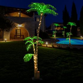 Lighted Palm Tree