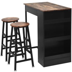 3 Pieces Bar Table Set