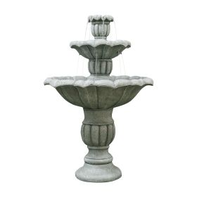 Outdoor Concrete Floor Water Fountain