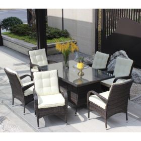 Patio 7-Piece Rectangular Dining Set