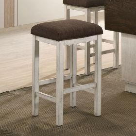 Solid wood Farmhouse Design Kitchen 2pc Stools