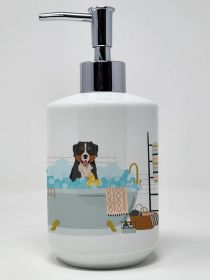 Bernese Mountain Dog Ceramic Soap Dispenser