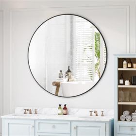 Vanity Circular Mirror Metal Framed