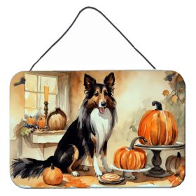 Fall Kitchen Pumpkins Wall or Door Hanging Metal Sign