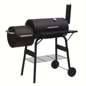 Charcoal Barbecue Grill with Offset Smoker