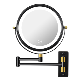 Wall Mounted Makeup Mirror with LED Lights,