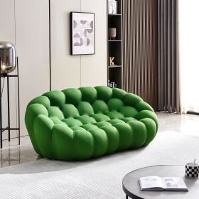 74.8" Modern Loveseat Bubble Sofa Couch, 2 Seater Upholstered Floor Sofa