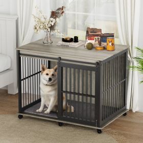 Furniture dog crate