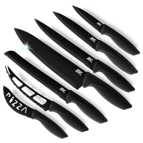 Lux Decor Collection 7 Piece Kitchen Knife Set