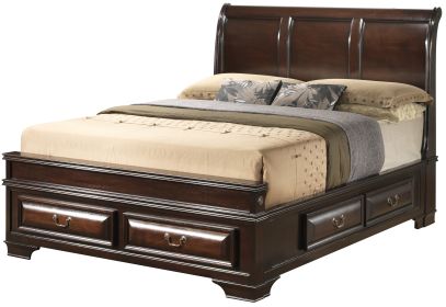 Glory Furniture LaVita G8875A-QB Queen Storage Bed , Cappuccino