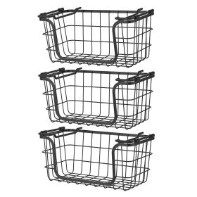 Stackable Metal Wire Storage Basket