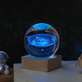 Cosmos Series Crystal Ball Night Lights (Items: 8cm Solar System)