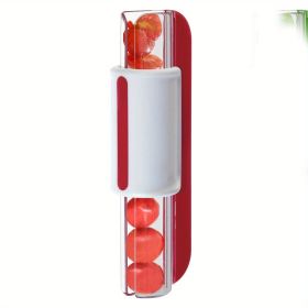 1pc; Multi Functional Small Fruit Cutter (Color: Red)