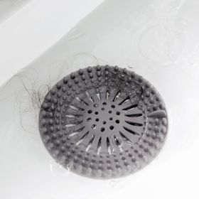 1pc Bathroom Hair Catcher (Color: Grey)