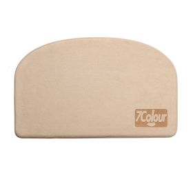 Super Absorbent Bath Mat (Specification: 400MMx600MM, Color: Beige With Logo)