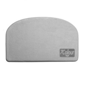 Super Absorbent Bath Mat (Specification: 600MMx900MM, Color: Gray With Logo)