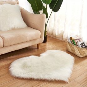 1pc, Fluffy Shaggy Area Rug (Color: White, size: 19.69*23.62inch)