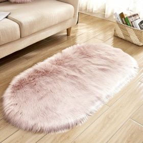 1pc Super Soft Area Rug (Color: PINK, size: 23.62*35.43inch)