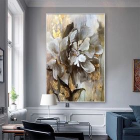 Handmade Flower Oil Painting On Canvas (style: 01, size: 90x120cm)