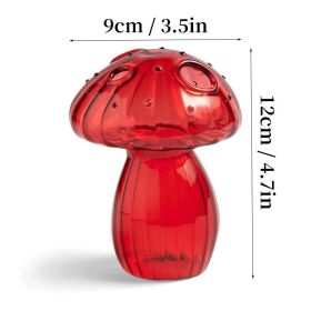 7 Style Mushroom Glass Vase (Ships From: CN, Color: HGA0012459-B)