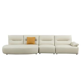 147.24''  Modern Sectional Curved Shaped Sofa Couch (Color: as Pic)