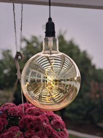 Battery Operated LED Vintage Light | by Pacific Accents (Shape: Globe)