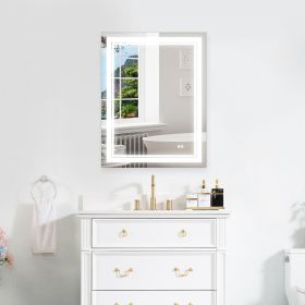 7 Size LED Bathroom Wall Mounted Vanity Mirror (size: 28"*36")