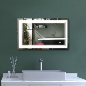 7 Size LED Bathroom Wall Mounted Vanity Mirror (size: 40"*24")